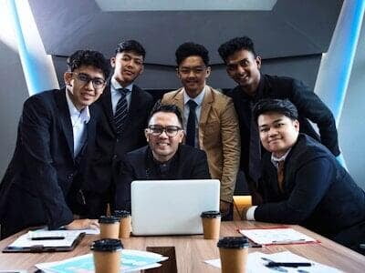 Business team in a meeting